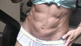 Karen Zaremba awesome abs