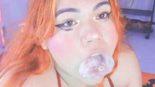 Samanta sucking cock