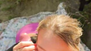 tinyelena - Creampied Outside