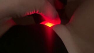 corinna kopf using vibrator on her pussy