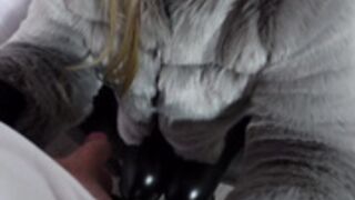 Fur coat and leather leggins 2