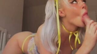 Kristen Hancher BG blowjob