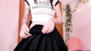 vivian_qwerty stockings try on stream