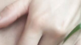 Elle Knox Masturbation Outdoors