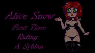 sexyalicesnow first time sybian ride