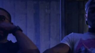 A Blonde In The Dark Threesome