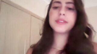 Sieena sucking her finger