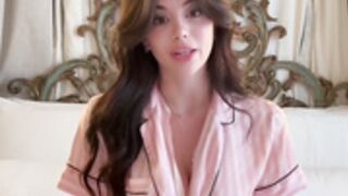 Emily Black Dildo Ride Bedtime Ticket