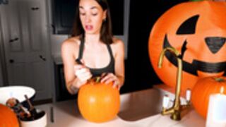 CHEEKYMZ TOPLESS PUMPKIN CARVING ticket