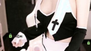 nide_xiaogou rem nun cosplay