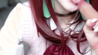 Poppygirl Momo Ayase cosplay footjob