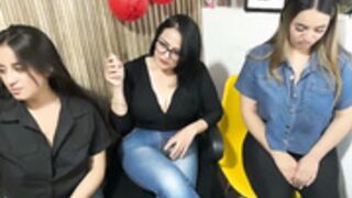 Antonella_Julieta lesbian in front of boss 20260212