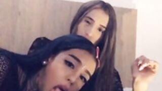 Cleopatra sucks Stephanybig24"s huge cock