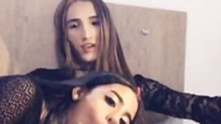 Cleopatra sucks Stephanybig24"s huge cock