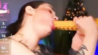 HOT Young Throat Goat ♥ DT's HUGE Tentacle