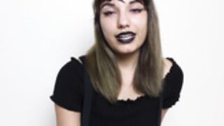Claire Moon - Goth stepsis makes a deal