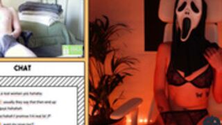 CHEEKYMZ HAVING LIVE CAM SEX WITH A COMPLETE STRANGER
