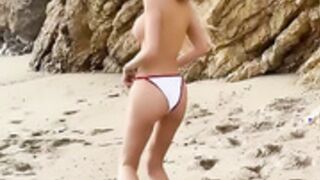Kennedy Sumers topless at the beach