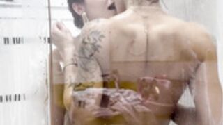 Jeangreybianca Nude Shower Kissing