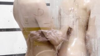 Jeangreybianca Nude Shower Kissing