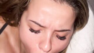 Madiiitay POV Quock Sloppy Blowjob And Facial