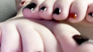 Grace foot tease