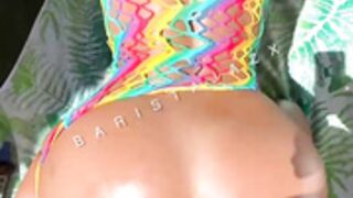 Baristajazx Outdoors Anal in Swimsuit