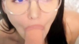 SuperEva CyberEvy blowjob
