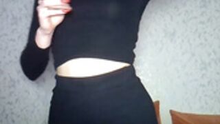 only u butterfly flash tits and dildo blowjob