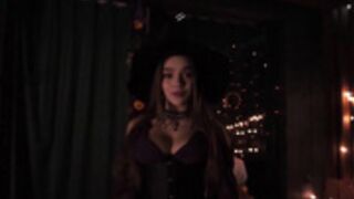 Selti - Naughty Witch Cosplay Dildo Fuck and Squirt
