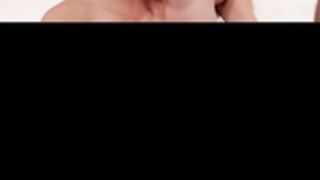 Thick cum on her nose.