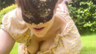 Innocent Wife Lucy- Milf Gets Fucked in Garden by Hubby