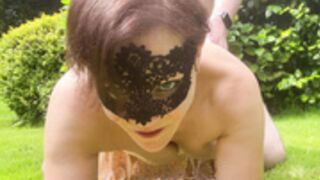Innocent Wife Lucy- Milf Gets Fucked in Garden by Hubby
