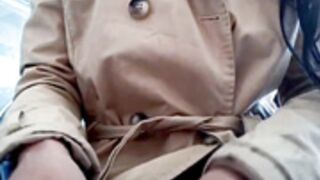 Astrid-- Squirt under table in public places #01