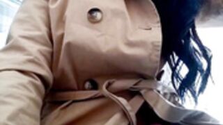 Astrid-- Squirt under table in public places #01