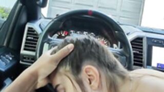 Jade Teen - POV Car Sextape BBC Creampied