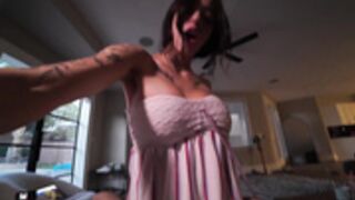 Karli Mergenthaler - POV Riding Sextape