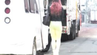 RSL- Ebony Street Whore Yellow Body Suit