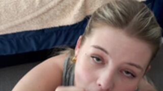Pam Grzeskowiak - POV Blowjob With Huge Facial
