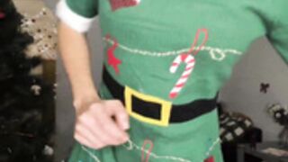AhahaGirl Christmas Elf strip private