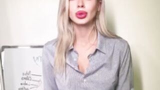 Milla Royce Blonde Fuck Doll Fucking Huge Monster Dildo