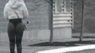 RSL- Ebony Street Whore White Fur