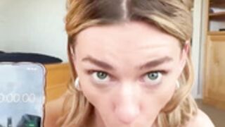 Halli_n_lover - Worlds Longest Deepthoat Hold