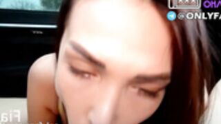 Fiamurr hot blowjob in car
