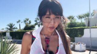 Daring Kiara- Public Nudity Costume Challenge