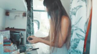 Daring Kiara- Public Nudity Picnic Challenge