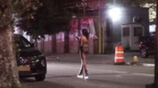 RSL- Ebony Street Whore Night Time Suck and Fuck
