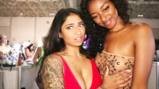 jada_valentine and sweetkarmababy make out
