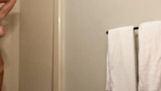 stormi gettin outta the shower