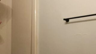 stormi gettin outta the shower